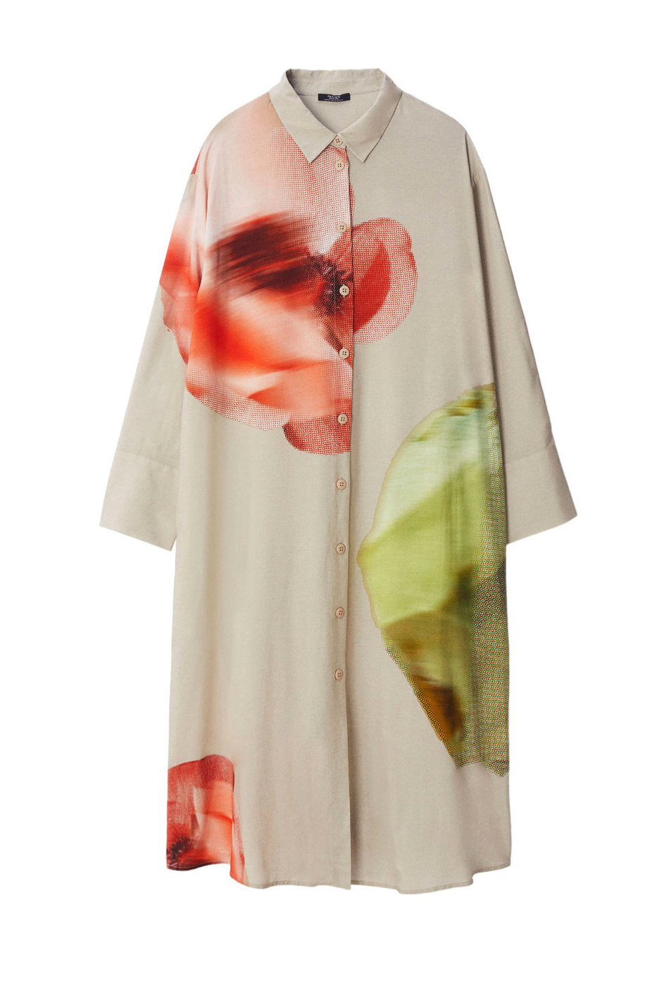 Женский Parfois Платье-рубашка с цветочным принтом (цвет ), артикул 219664 | Фото 1