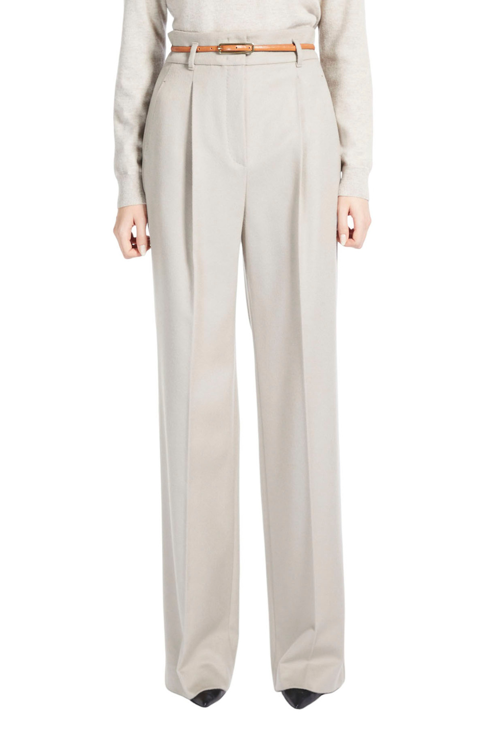Женский Max Mara Брюки PERDONI из натуральной шерсти (цвет ), артикул 2361360633 | Фото 3