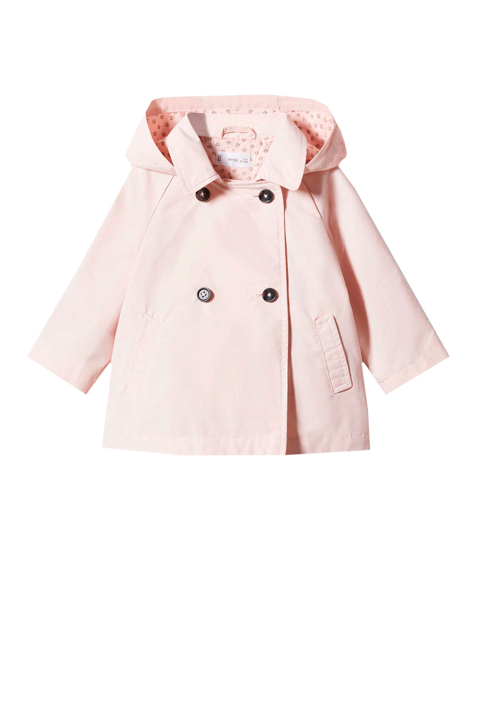 Девочкам Mango Kids Тренч GRACE4 с капюшоном (цвет ), артикул 47074392 | Фото 1