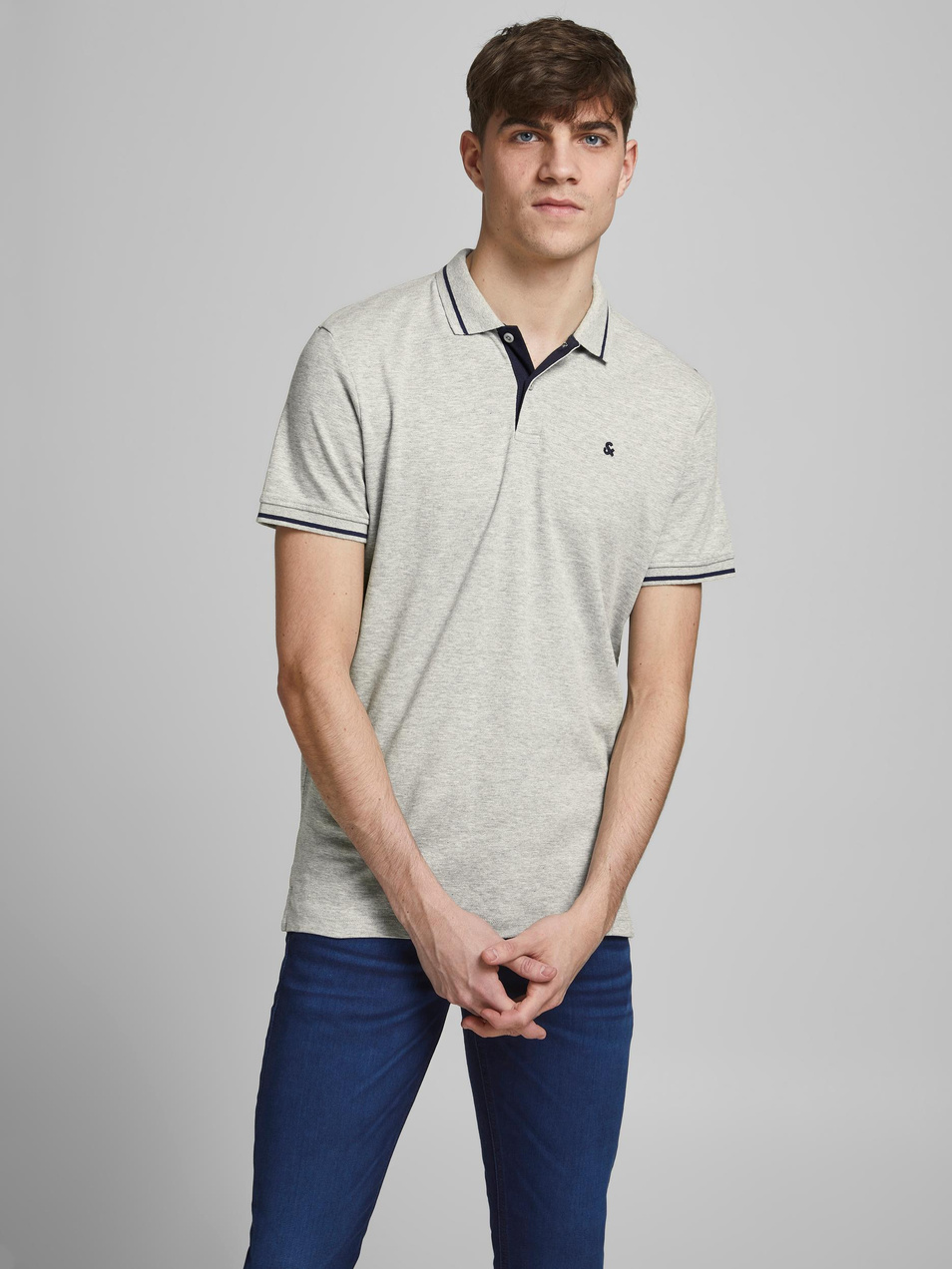 Мужской Jack & Jones Футболка поло из джерси (цвет ), артикул 12180891 | Фото 1