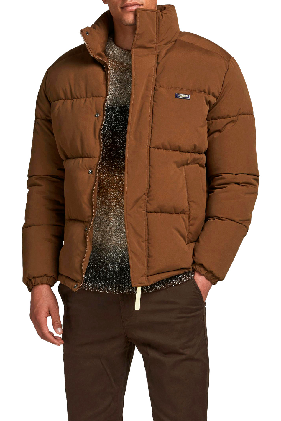 Мужской Jack & Jones Куртка на молнии с высоким воротником (цвет ), артикул 12192666 | Фото 3