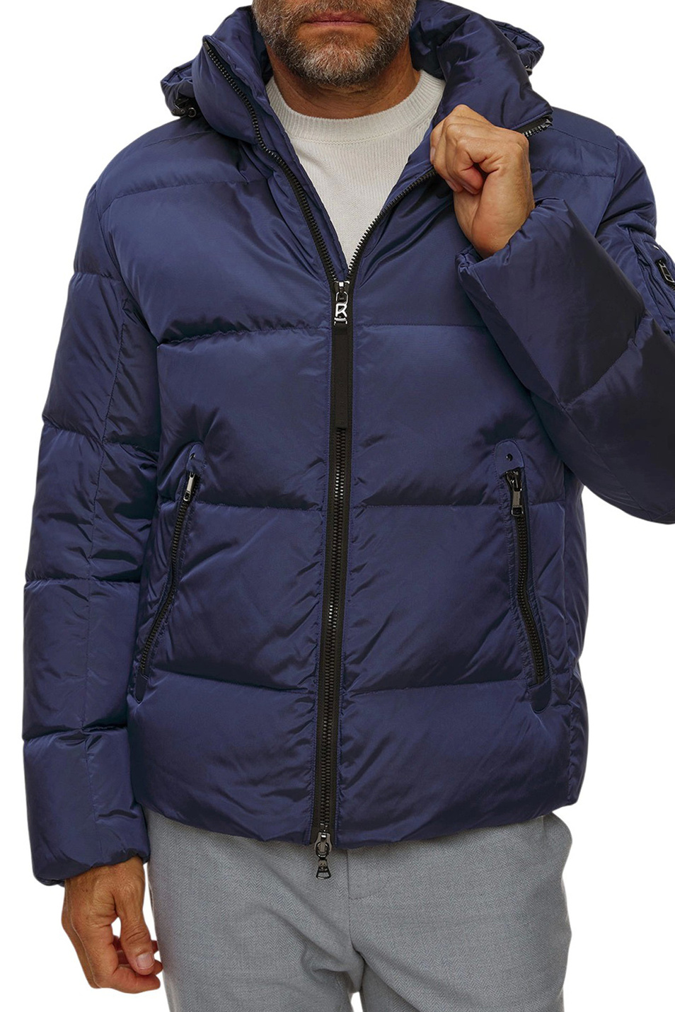 Куртка стеганая JAMY-D2 с пуховым наполнителем|Основной цвет:Синий Мужской Bogner Куртка стеганая JAMY-D2 с пуховым наполнителем (цвет ), артикул 38437593 | Фото 4