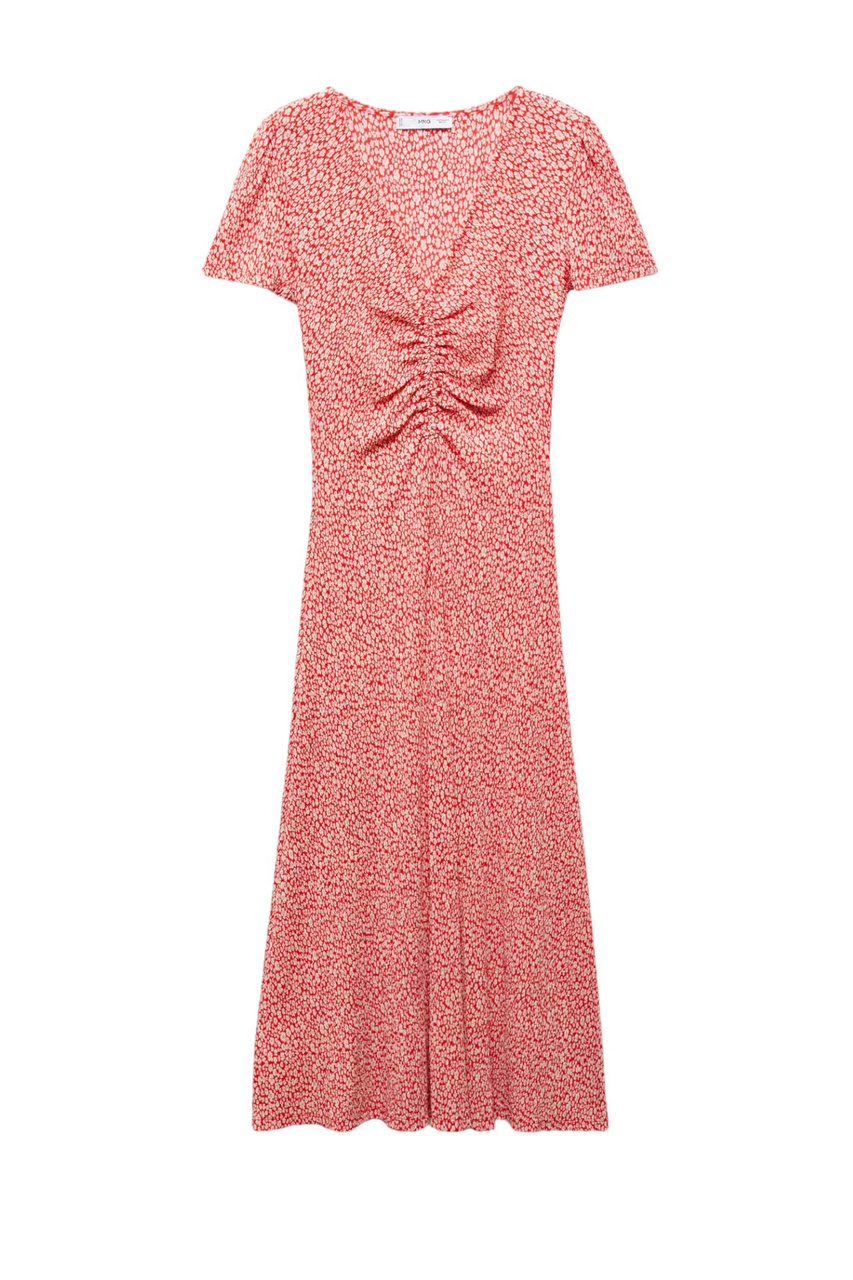 Платье POMA с цветочным принтом|Основной цвет:Красный|Артикул:67037131 | Фото 1