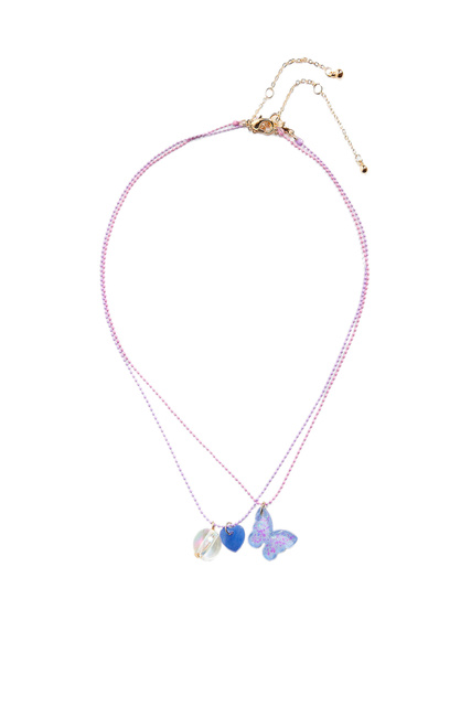 Набор ожерелий MARINA с подвесками|Основной цвет:Мультиколор|Артикул:37004057 | Фото 1