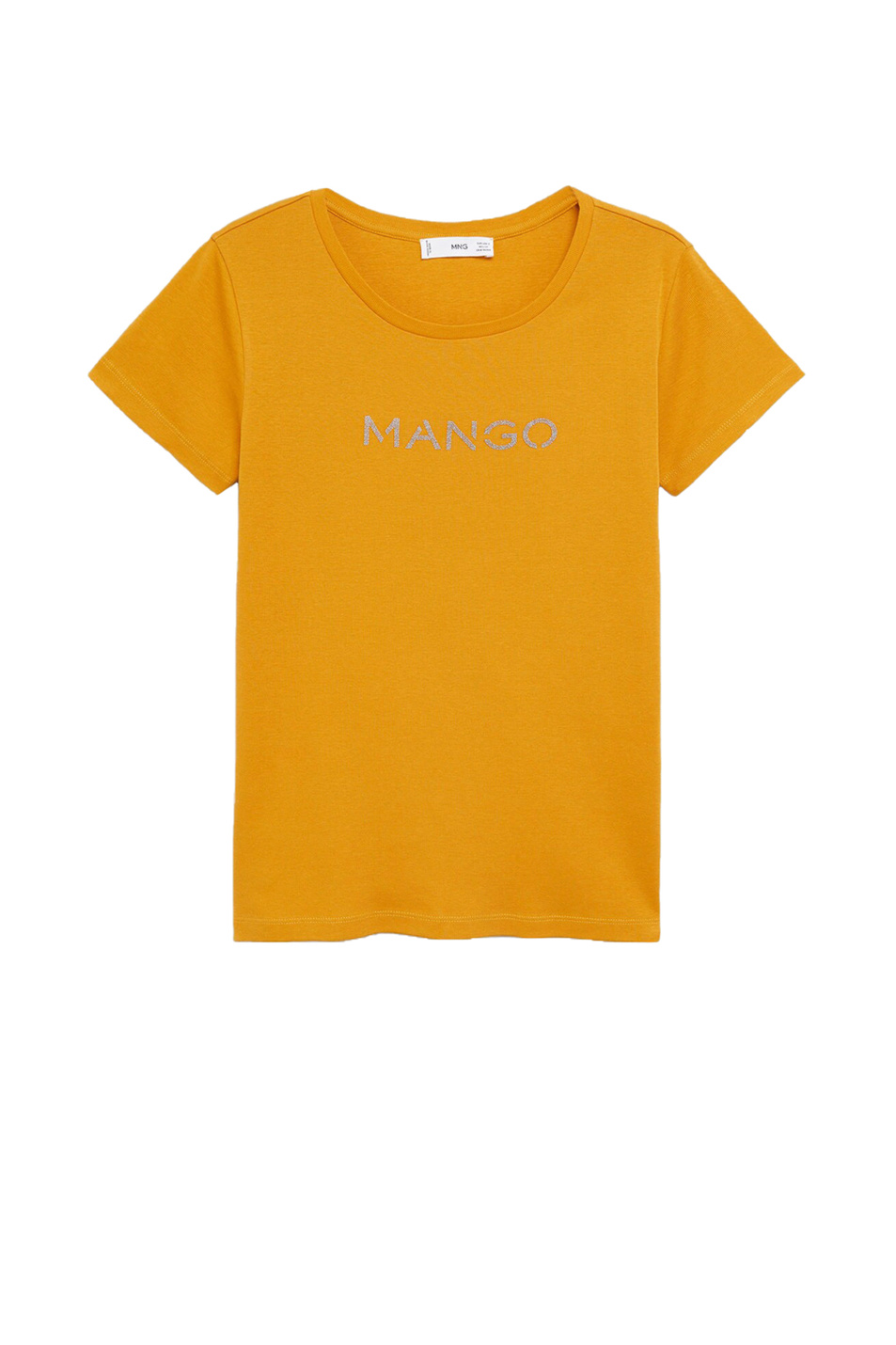 Mango Футболка из органического хлопка с логотипом (цвет ), артикул 87000551 | Фото 1