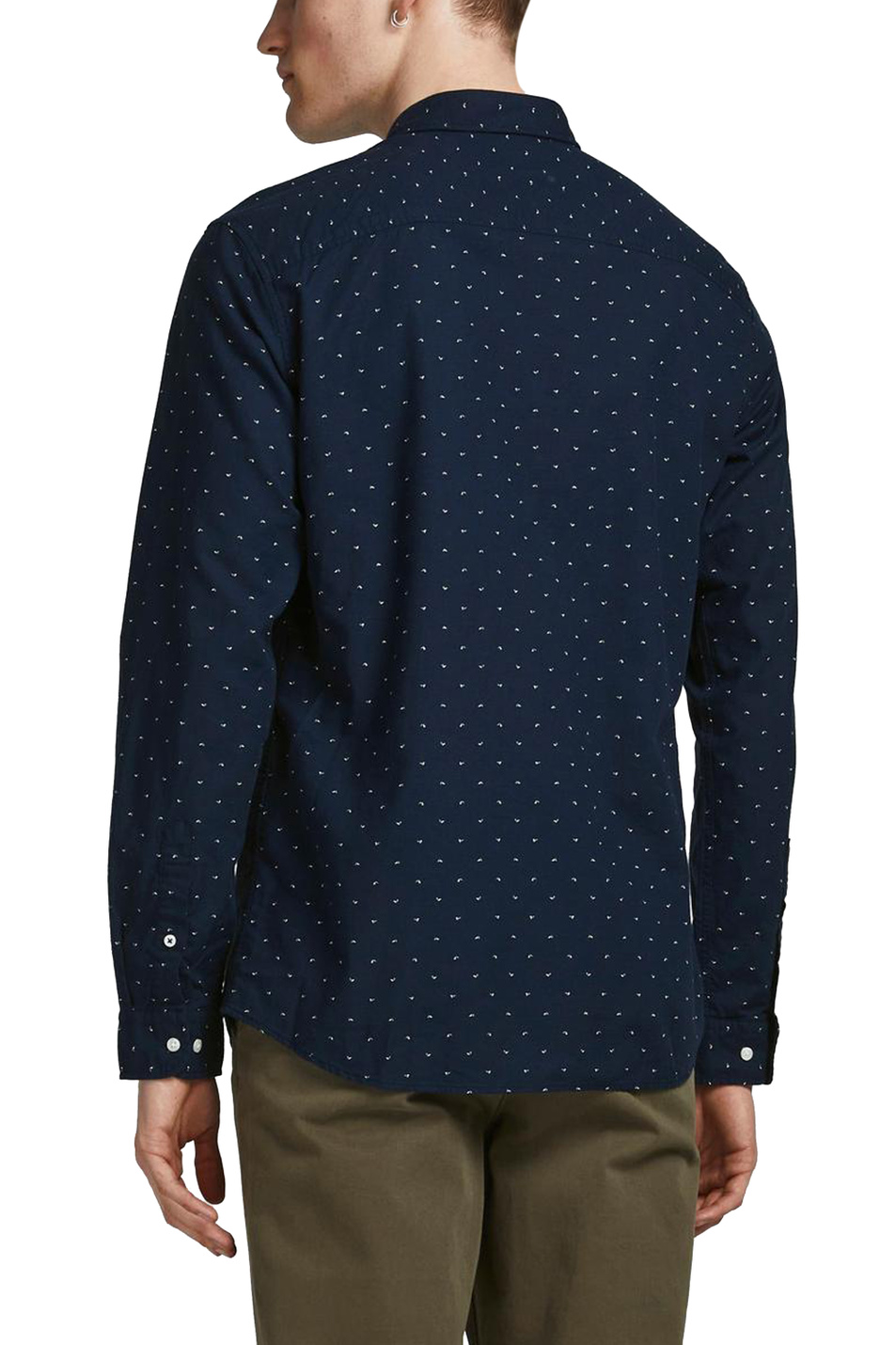 Jack & Jones Рубашка BLASUMMER из натурального хлопка с добавлением льна (цвет ), артикул 12191719 | Фото 4