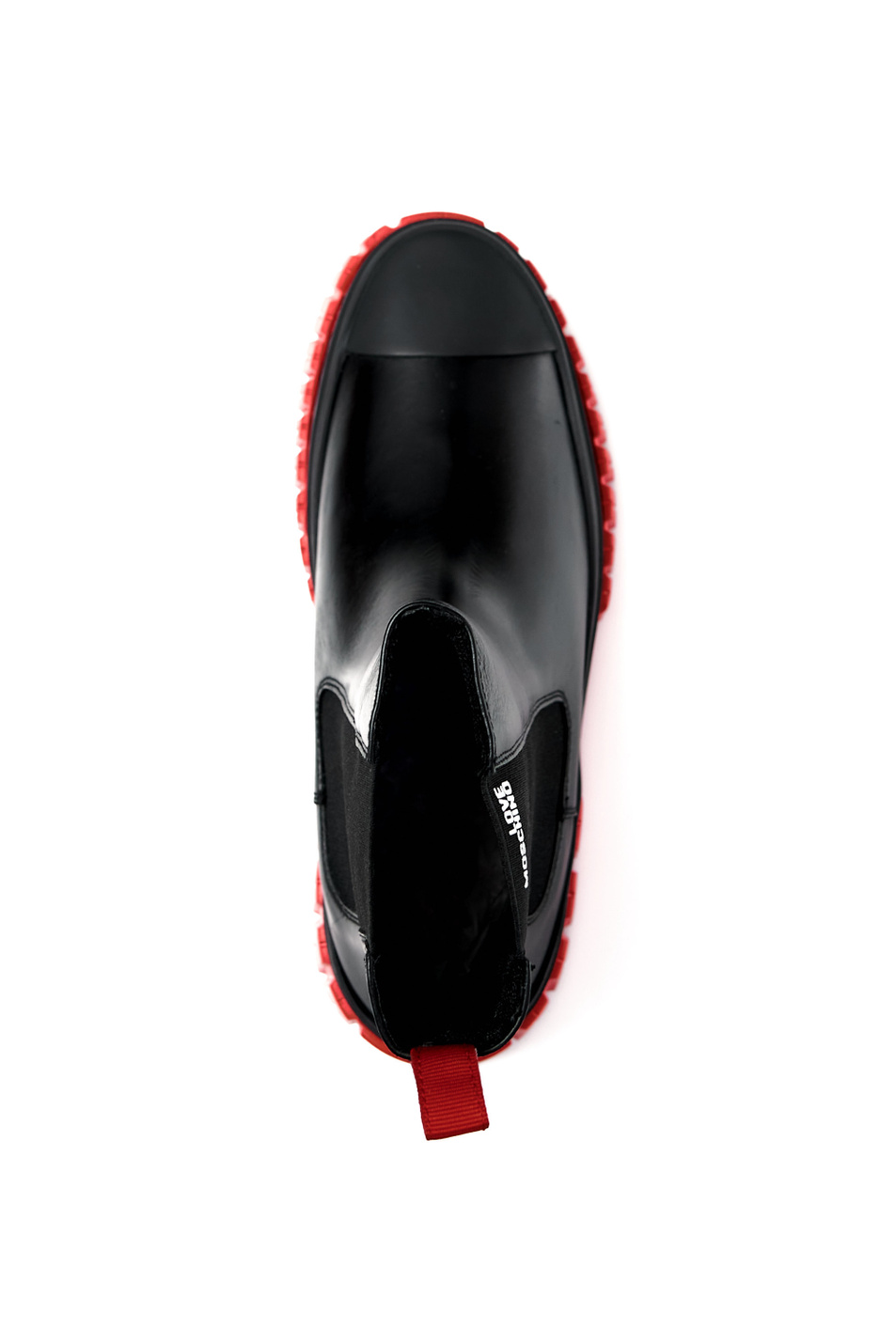 Moschino Ботинки из комбинированного материала с контрастной подошвой (цвет ), артикул JA15665G1FIA | Фото 4