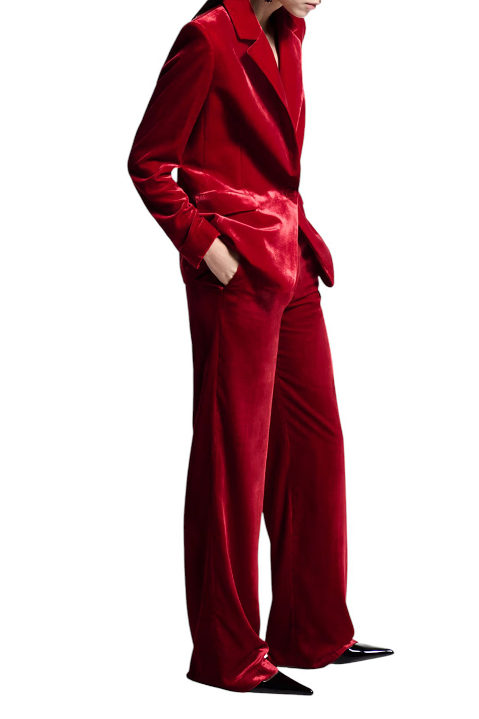 Женский Mango Брюки RUBI бархатные (цвет ), артикул 77099236 | Фото 2