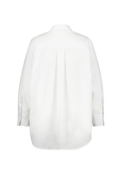 Рубашка из смесового хлопка|Основной цвет:Белый|Артикул:960998-29246 | Фото 2