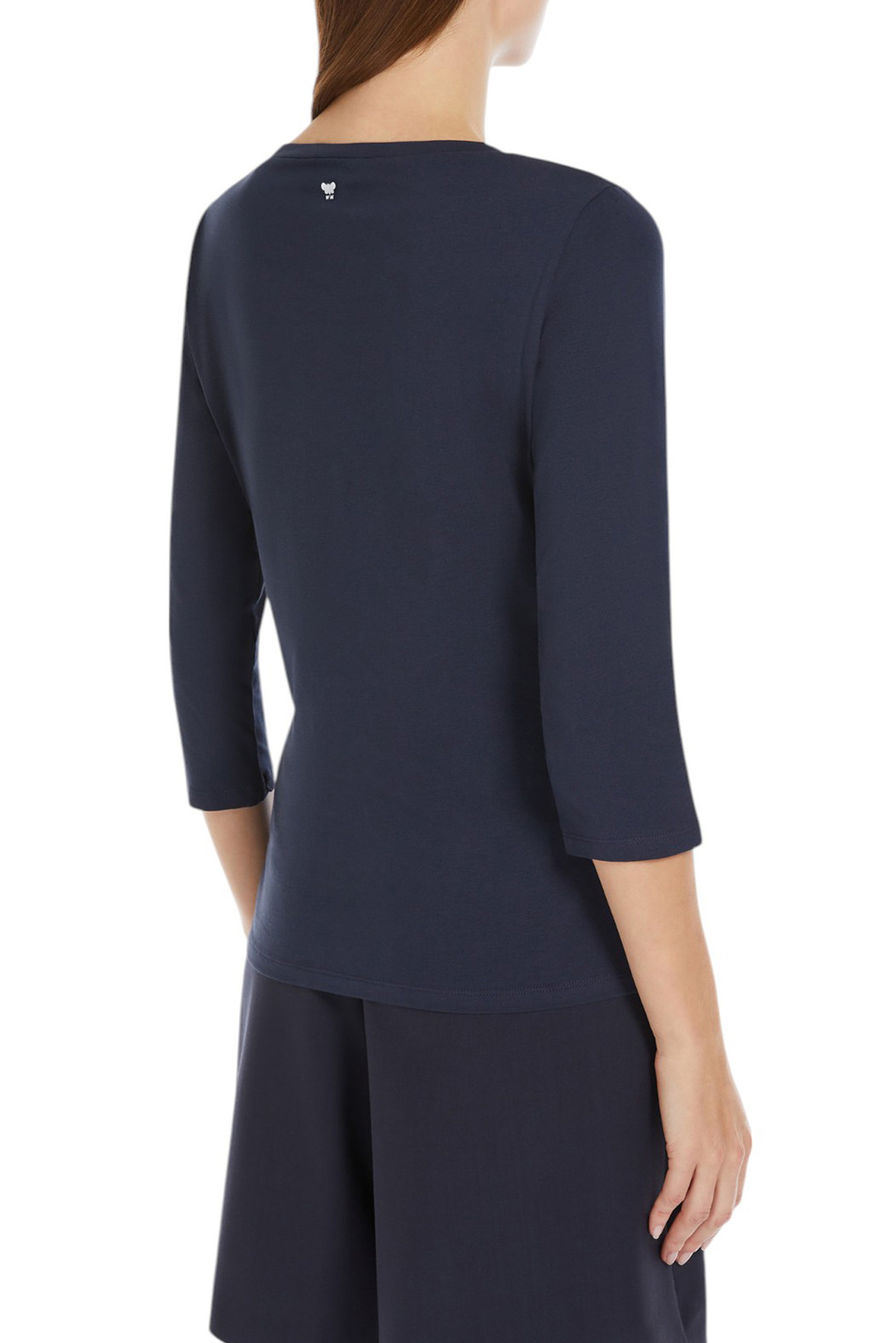 Женский Weekend Max Mara Лонгслив MULTIA из эластичного хлопка (цвет ), артикул 2525946031 | Фото 4