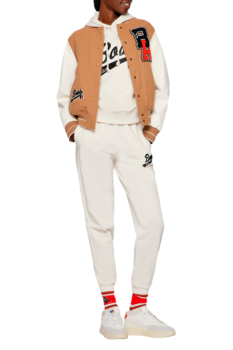 Женский BOSS Куртка-бомбер с логотипом (цвет ), артикул 50466173 | Фото 2