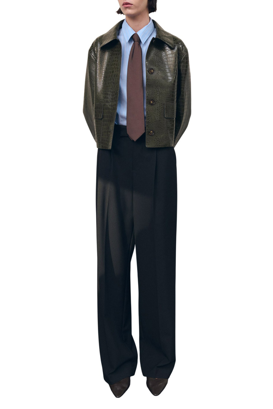 Женский Mango Куртка NILO из искусственной кожи (цвет ), артикул 27073303 | Фото 2