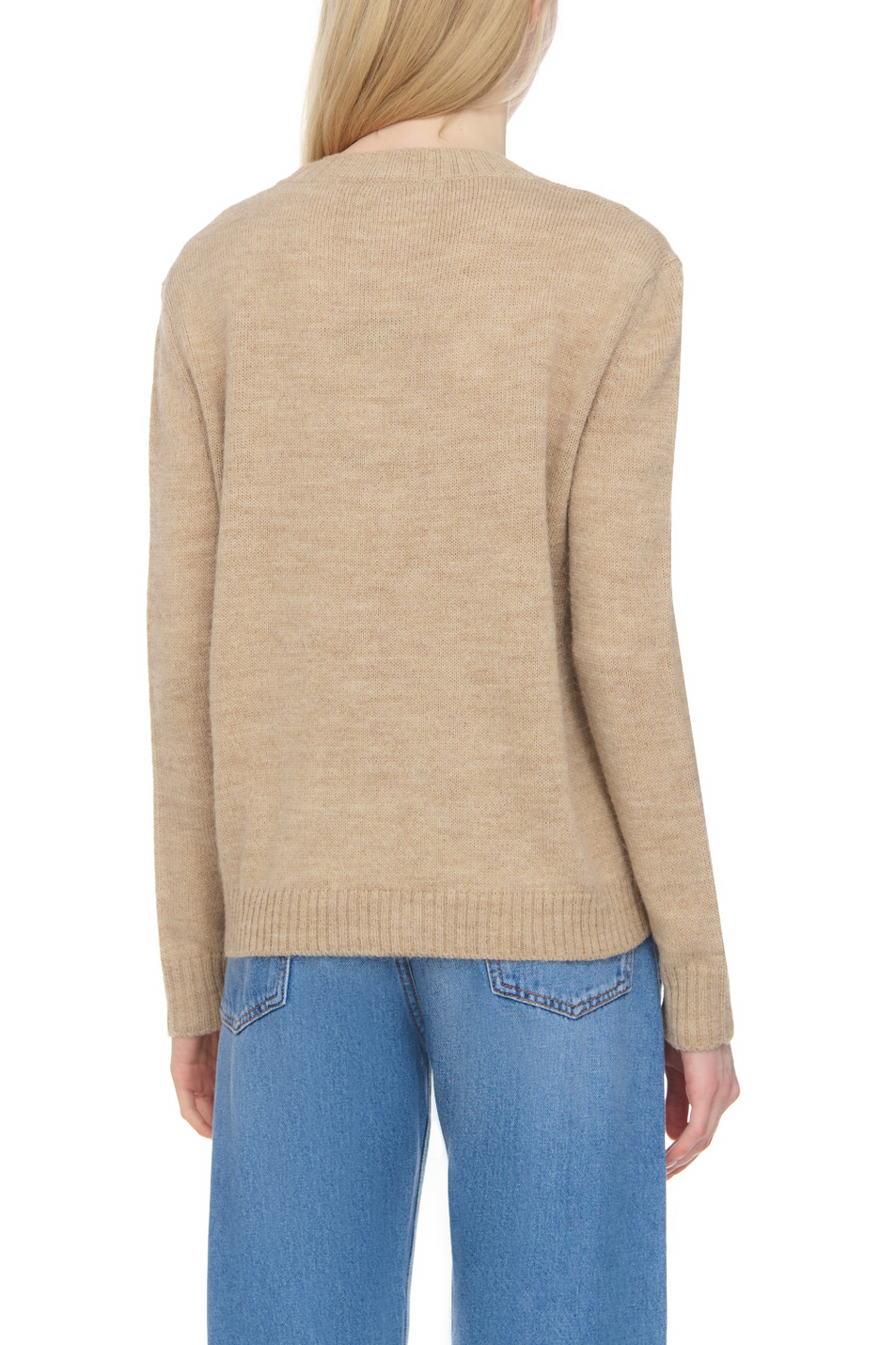 Женский Weekend Max Mara Джемпер TOSCANA из смесовой пряжи альпаки (цвет ), артикул 2353662139 | Фото 4