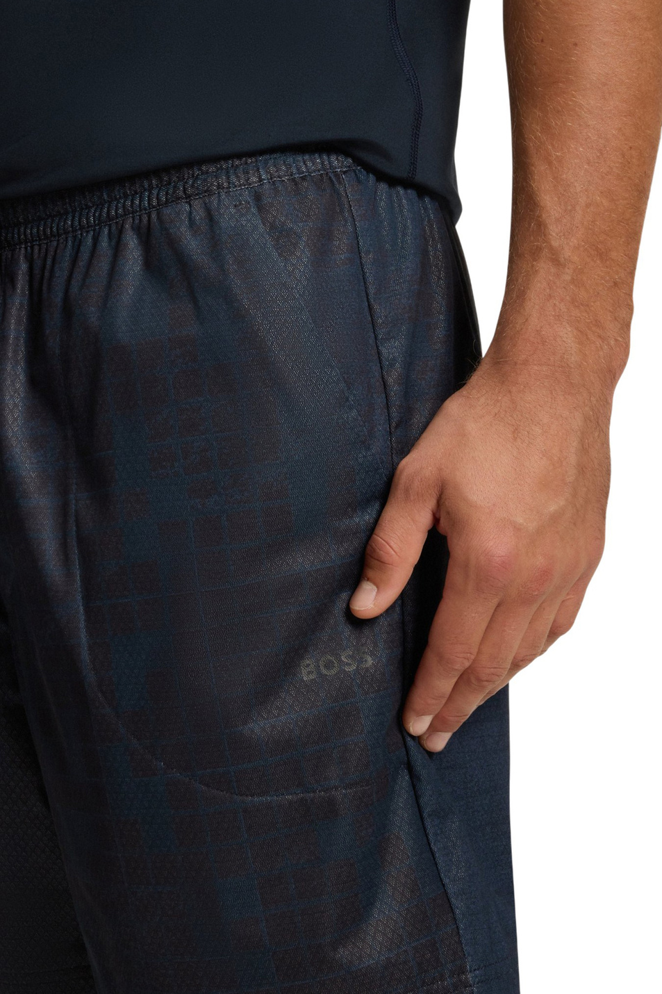 Шорты с логотипом|Основной цвет:Синий Мужской BOSS Шорты с логотипом (цвет ), артикул 50547493 | Фото 5