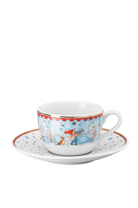 ᐅ Чашка для капучино с блюдцем, 220 мл Rosenthal, мультиколор цвет ...