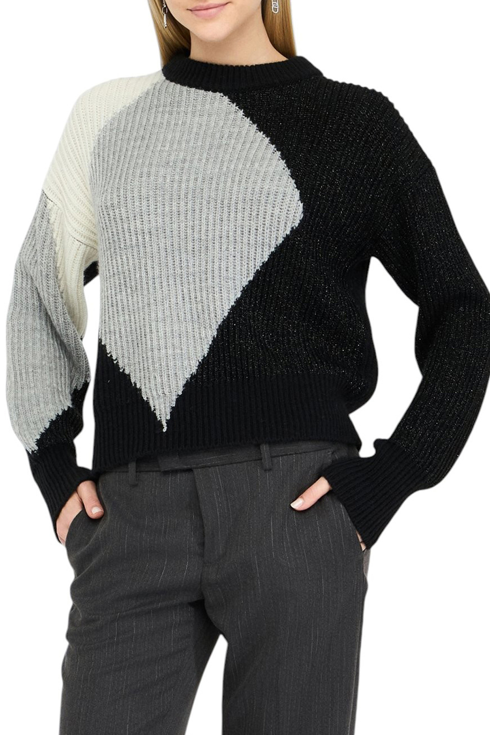 Женский Liu Jo Свитер с люрексом (цвет ), артикул CF5400MA65N | Фото 3