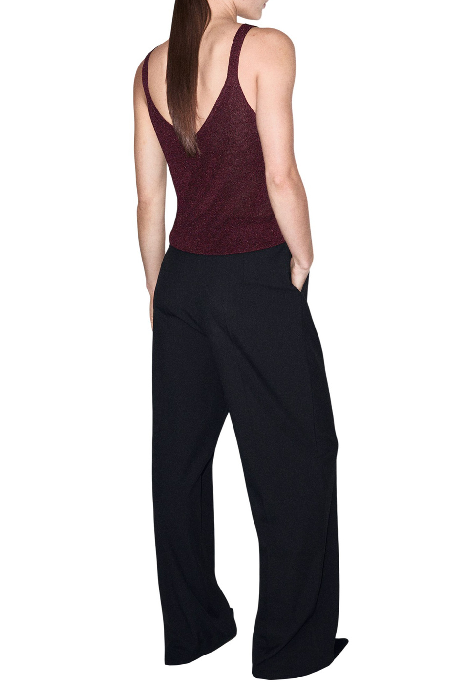 Женский Mango Топ KLING с люрексом (цвет ), артикул 17071185 | Фото 4