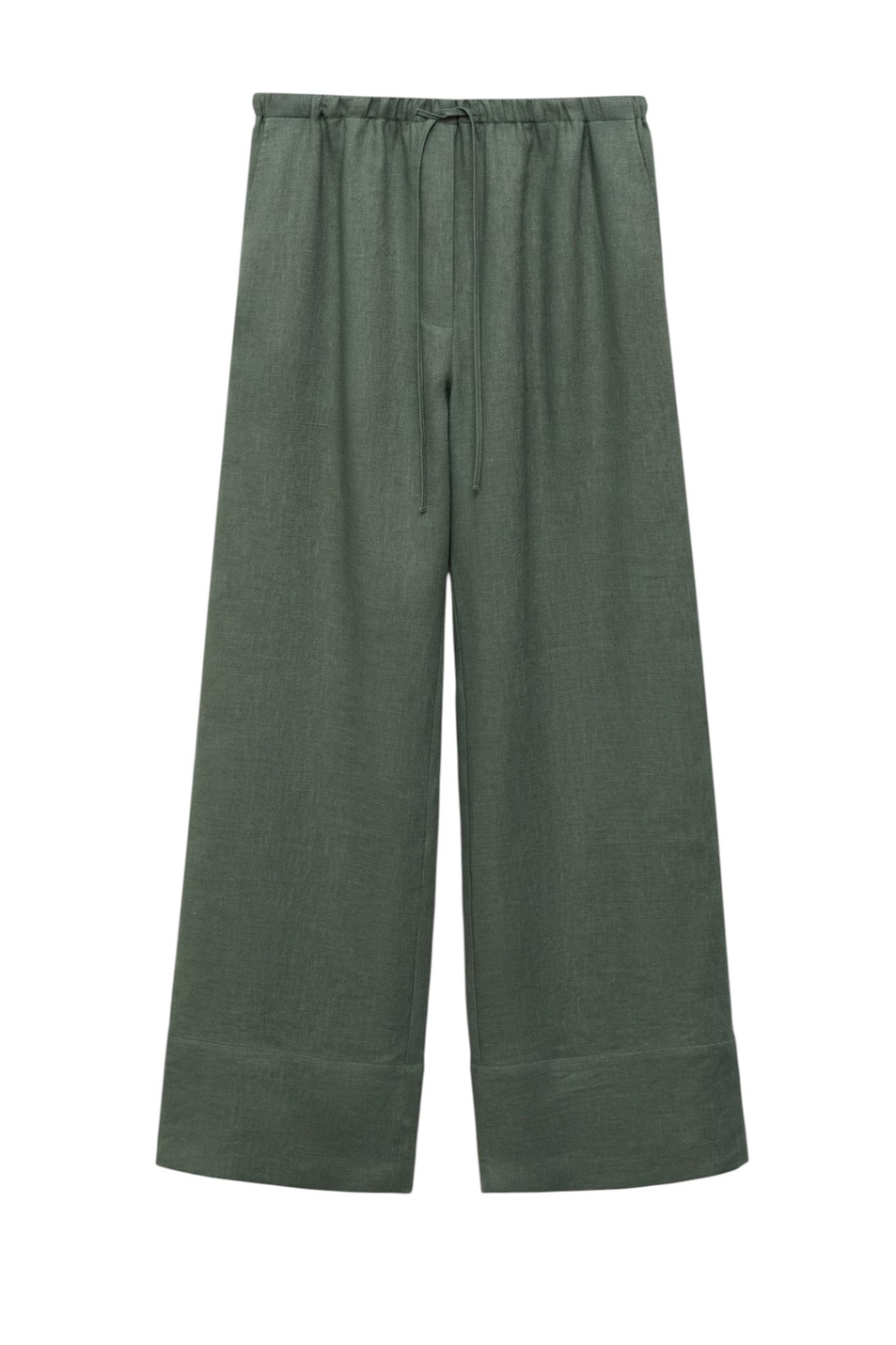 Женский Mango Брюки MUSGO из льна (цвет ), артикул 87036712 | Фото 1