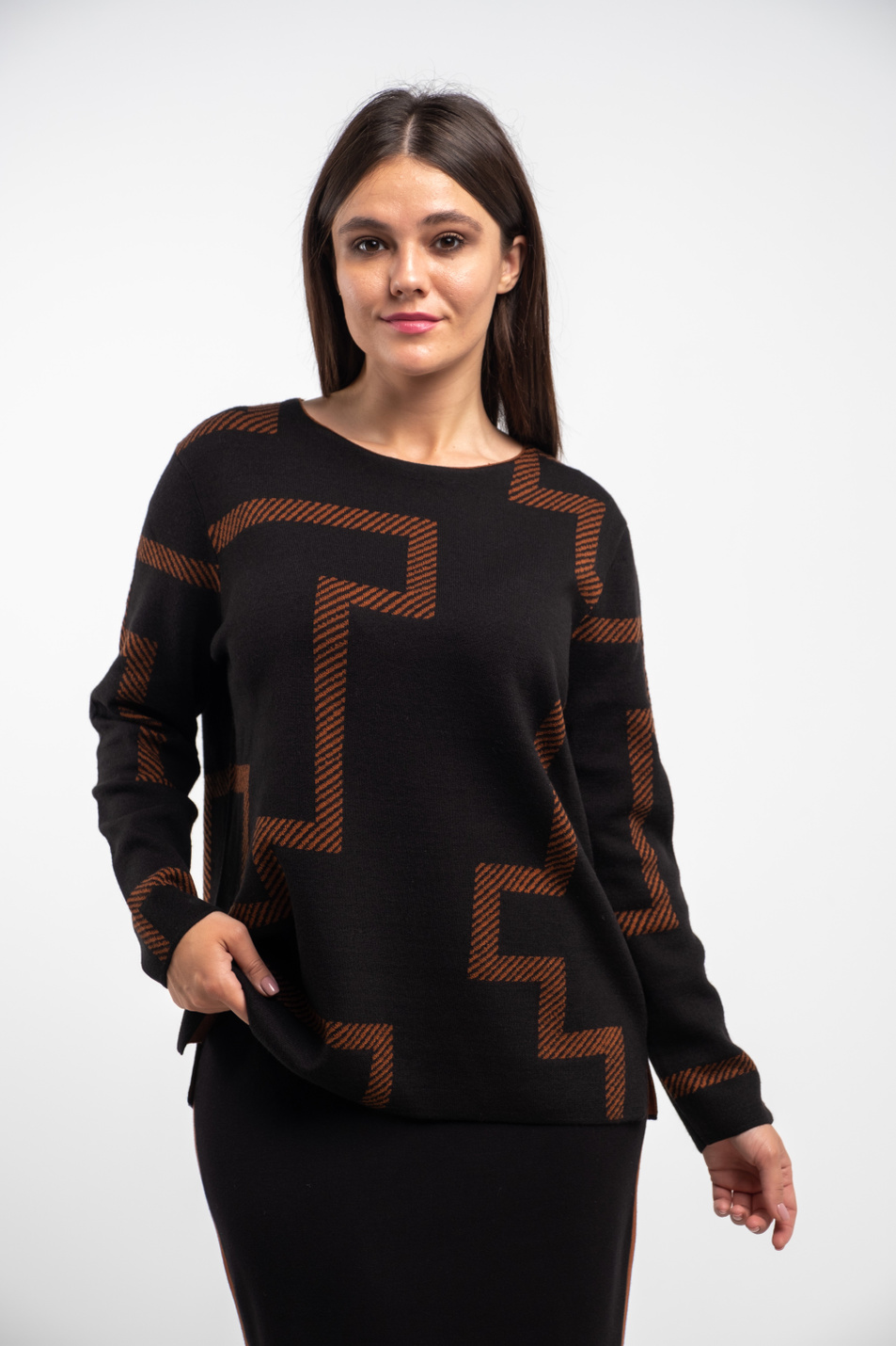 Женский Gerry Weber Джемпер из смесовой шерсти (цвет ), артикул 471017-35714 | Фото 1