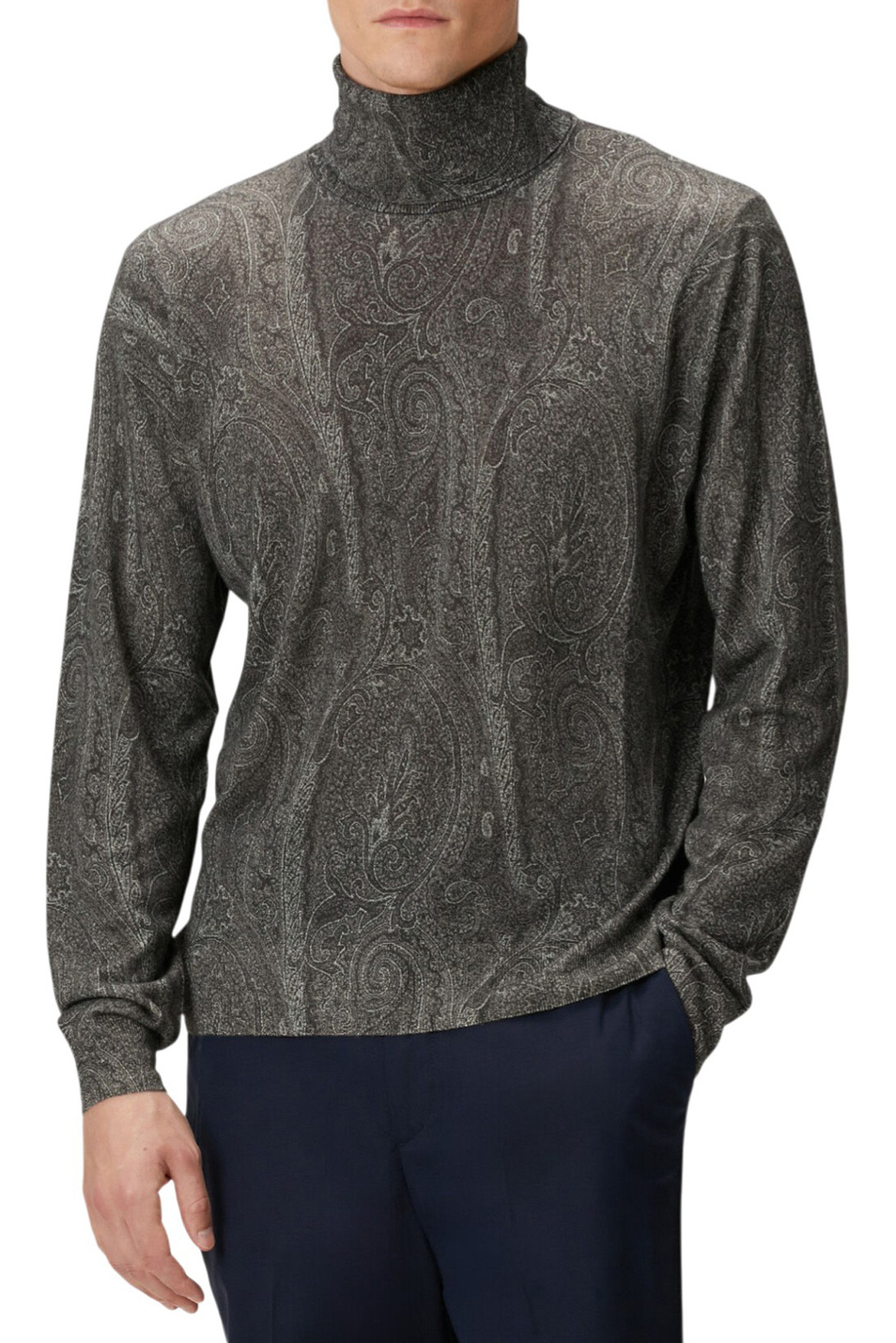 Мужской Etro Водолазка из шерсти и кашемира (цвет ), артикул MRKF0079AK464X0810 | Фото 4