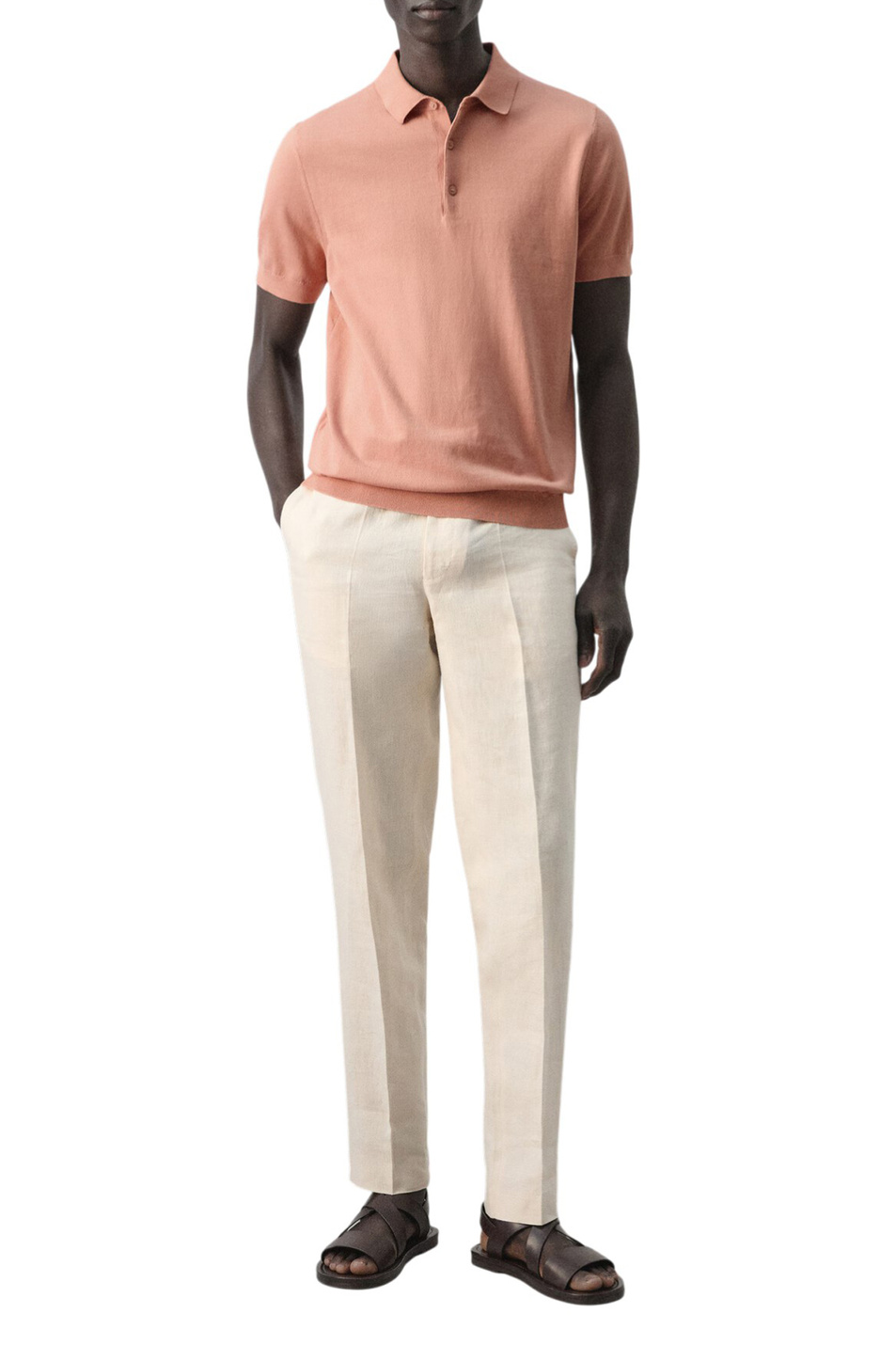 Мужской Mango Man Поло ARRAONA из хлопка (цвет ), артикул 27035945 | Фото 2