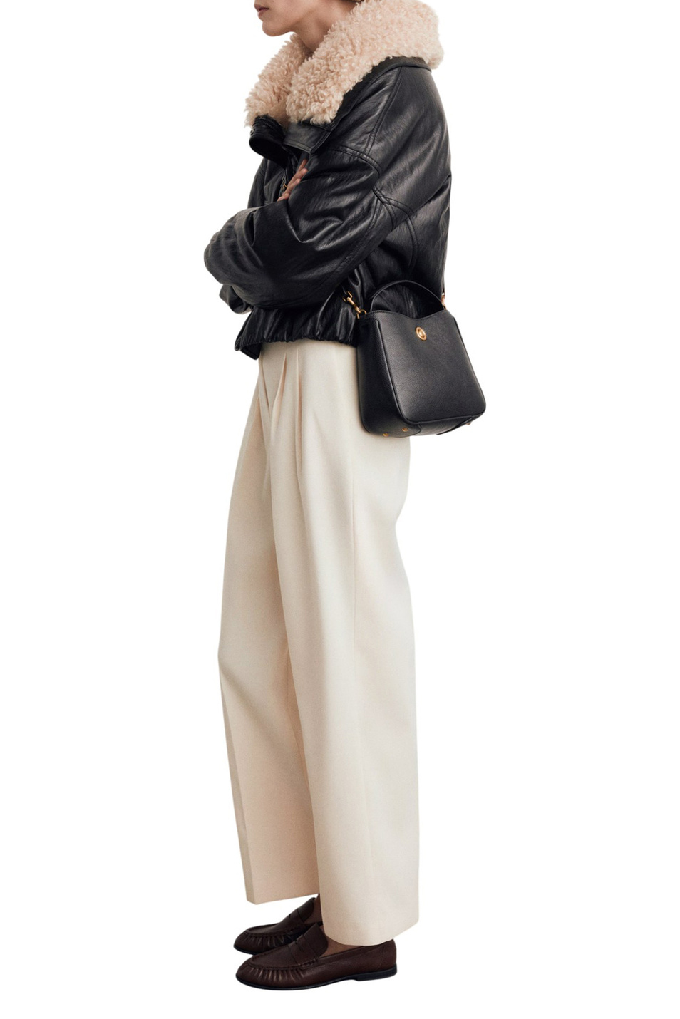 Женский Mango Сумка CAUDE с металлическими деталями (цвет ), артикул 27071197 | Фото 5