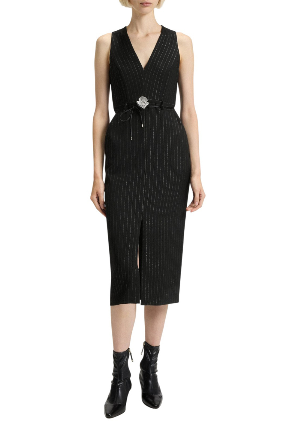 Платье Katoni с поясом|Основной цвет:Черный Женский HUGO Платье Katoni с поясом (цвет ), артикул 50547231 | Фото 2