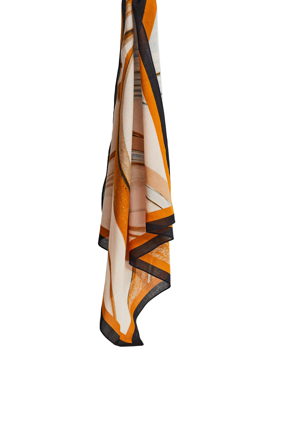 Mango Хлопковый платок MARMOL с принтом (цвет ), артикул 87075701 | Фото 2