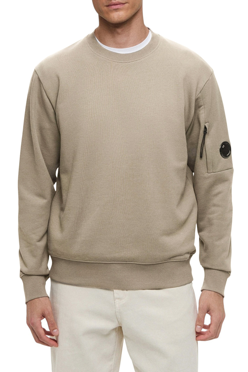 Мужской C.P. Company Свитшот из хлопка (цвет ), артикул 19CMSS713A005086W | Фото 4