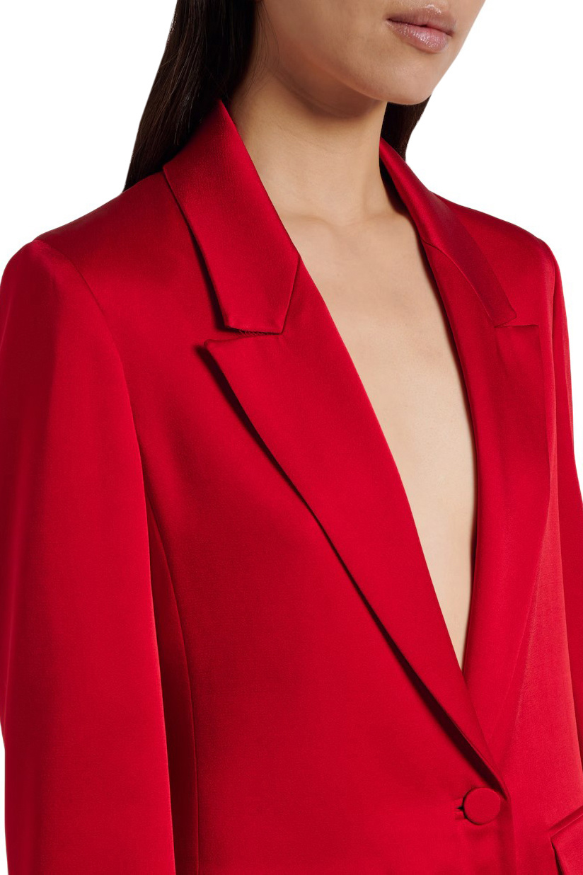 Женский Max Mara Пиджак MSEALBINO однотонный (цвет ), артикул 2616041023 | Фото 6