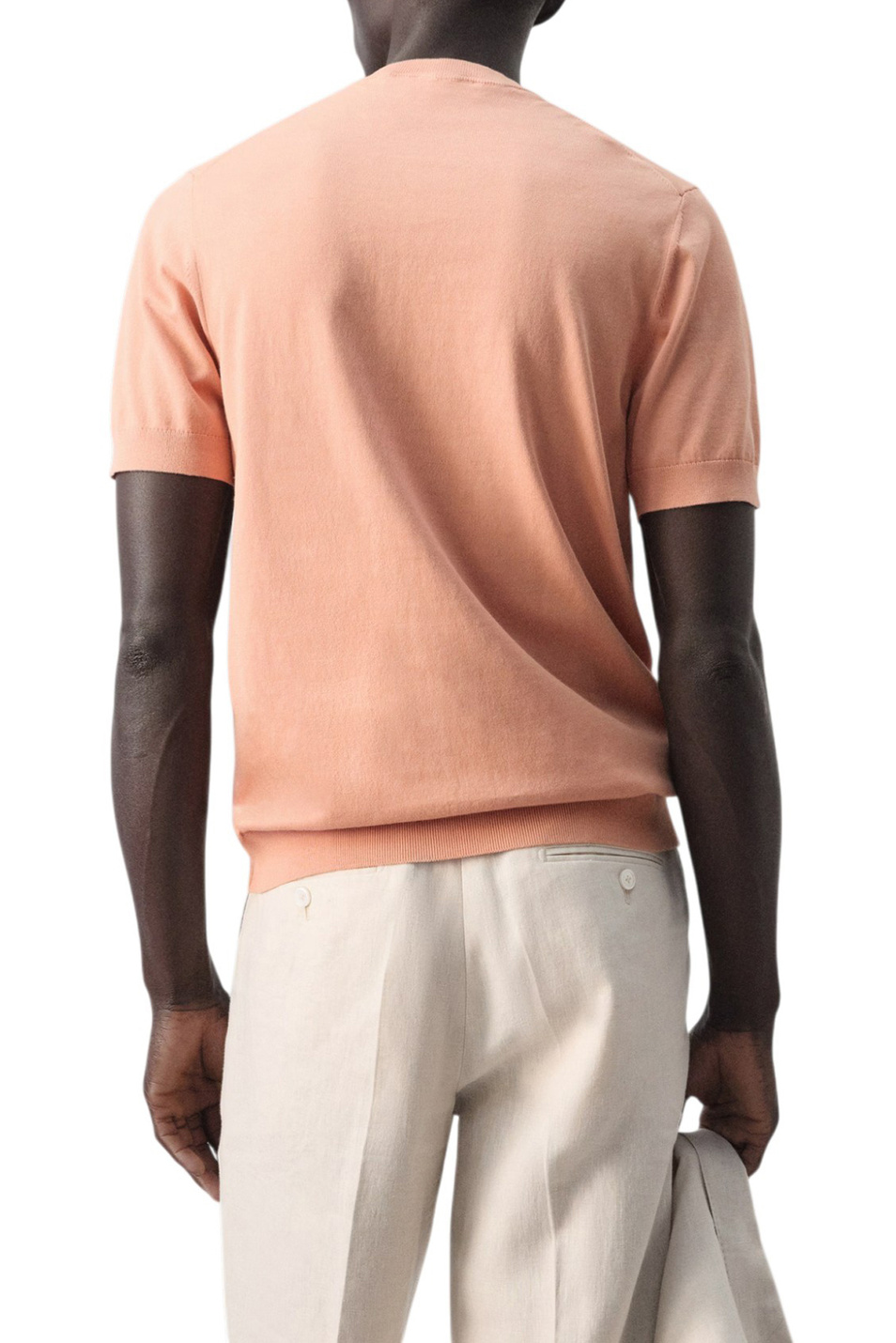 Мужской Mango Man Джемпер ARRAONA однотонный (цвет ), артикул 27061281 | Фото 4