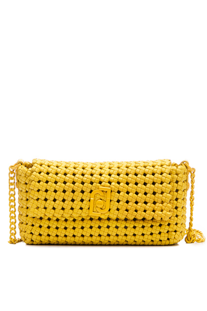 Плетеная сумка из искусственной кожи|Основной цвет:Желтый|Артикул:NA2079E0513 | Фото 1