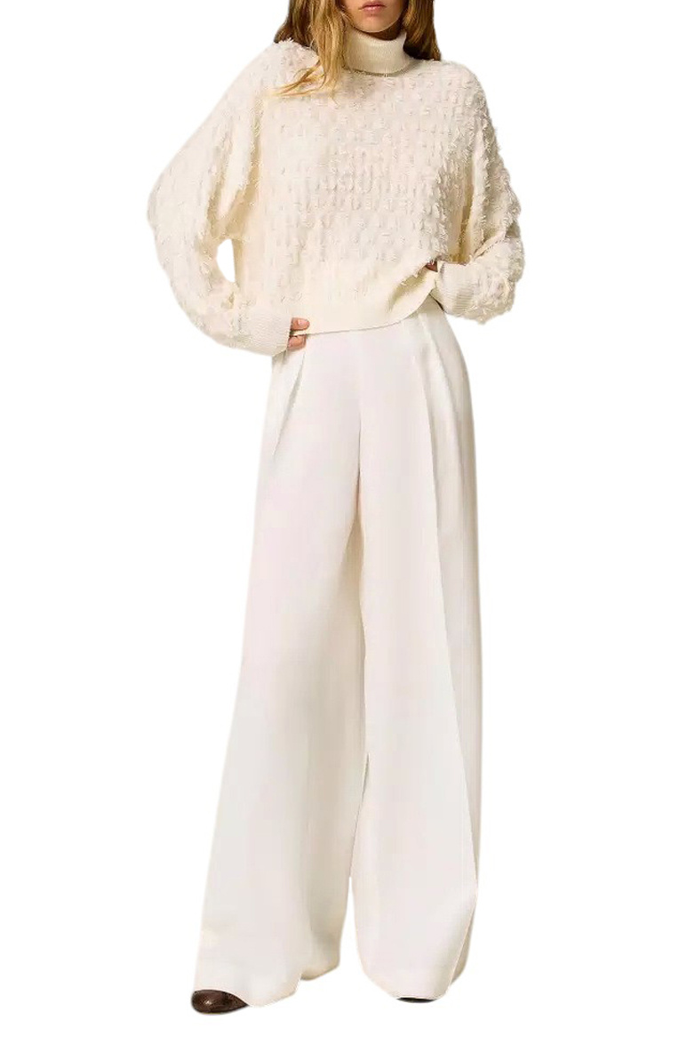 Женский TWINSET Milano Свитер с бахромой (цвет ), артикул 252AP3200 | Фото 2