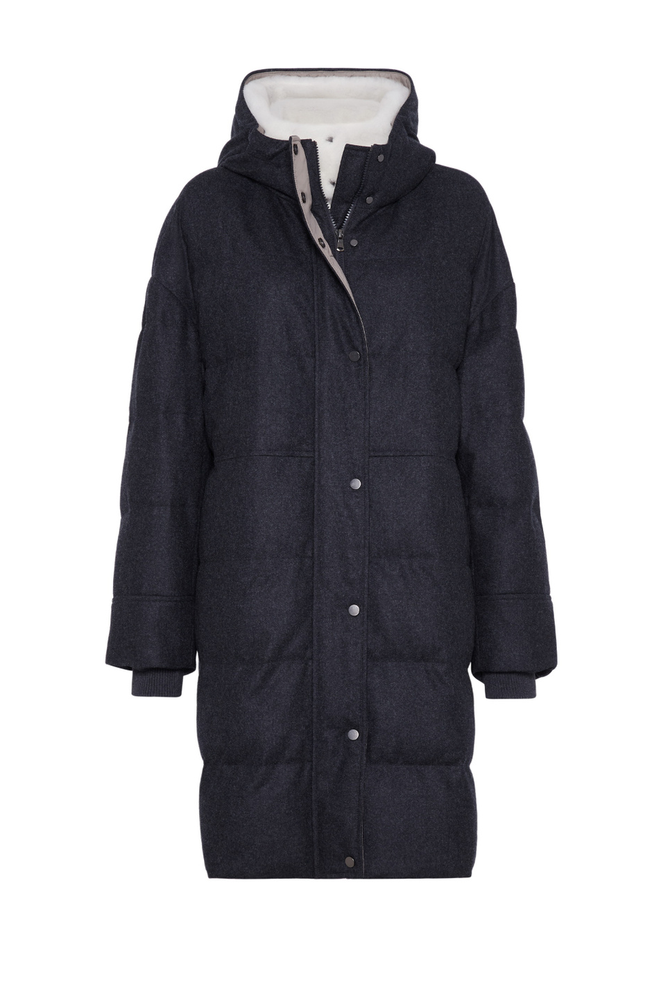 Женский Brunello Cucinelli Пальто из чистой шерсти (цвет ), артикул M038P9703 | Фото 1