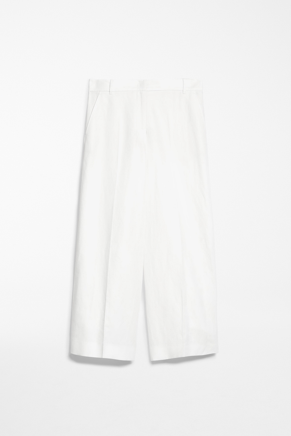 Женский Weekend Max Mara Брюки-кюлоты из смеси хлопка и льна ANGIO (цвет ), артикул 51310501 | Фото 2