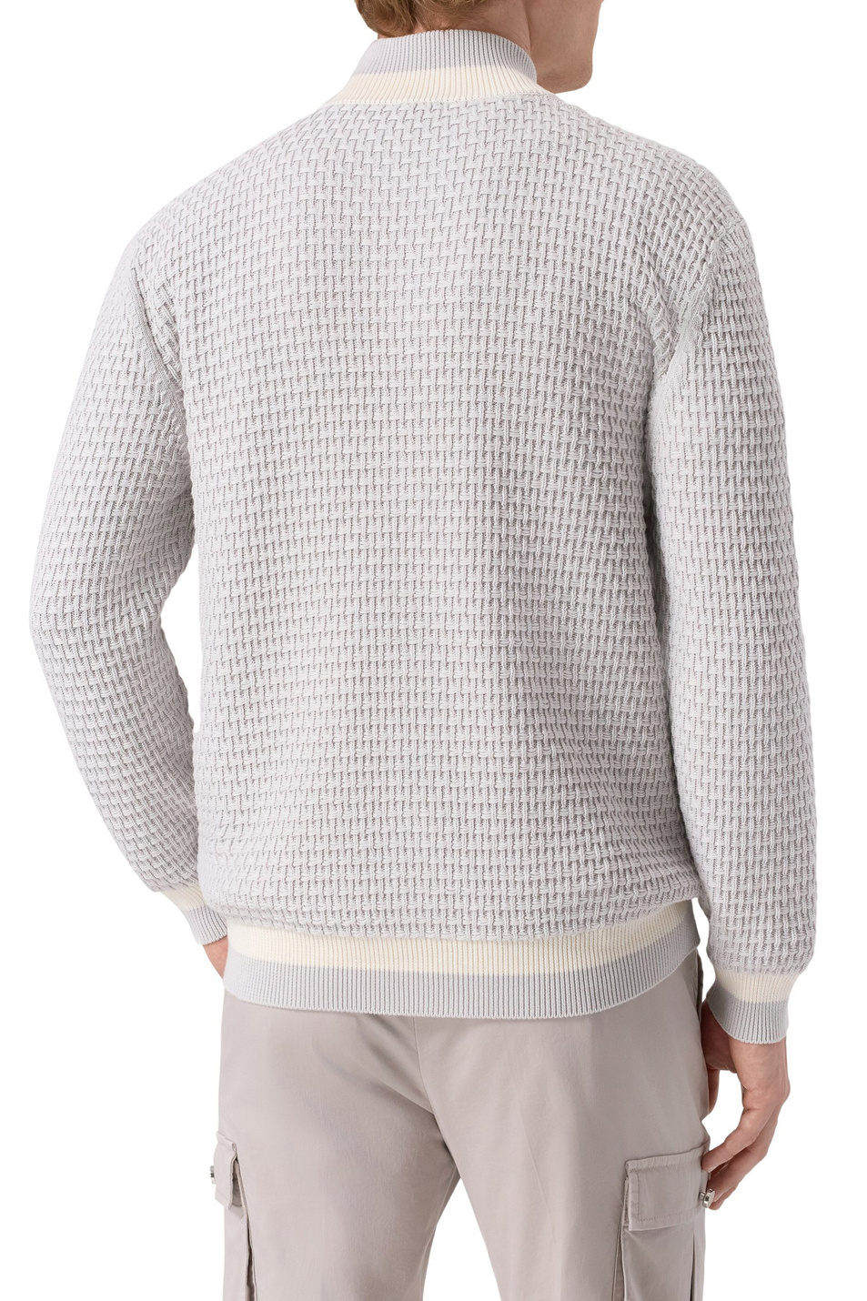 Мужской Kiton Кардиган из хлопка (цвет ), артикул UMK06550300D | Фото 5