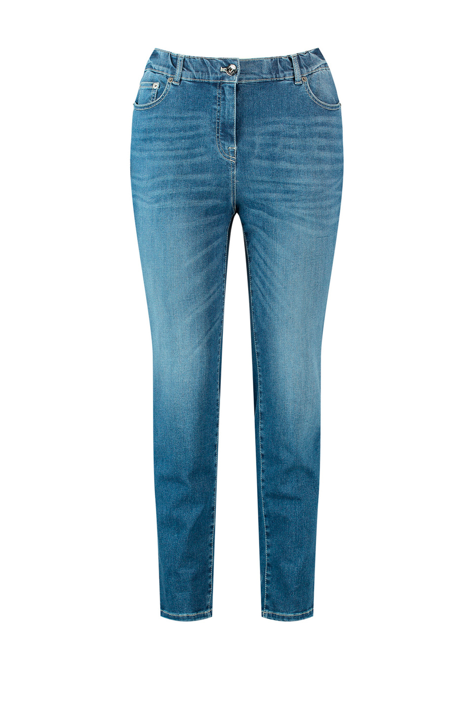 Samoon Укороченные джинсы из смесового хлопка (цвет ), артикул 120054-21475 | Фото 1
