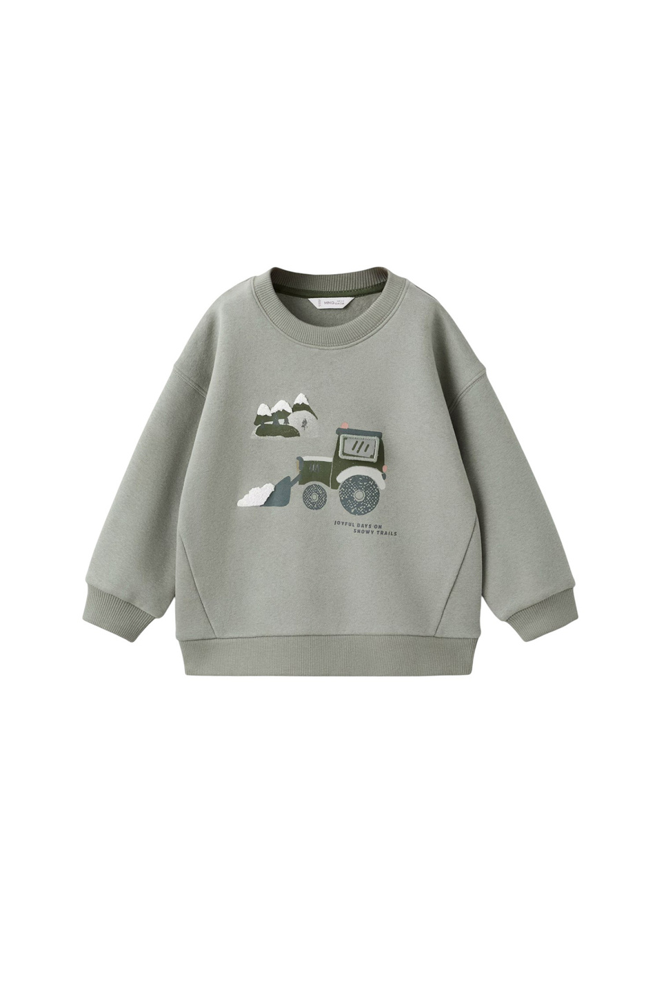 Мальчикам Mango Kids Свитшот SNOWCAR с принтом (цвет ), артикул 17047792 | Фото 1