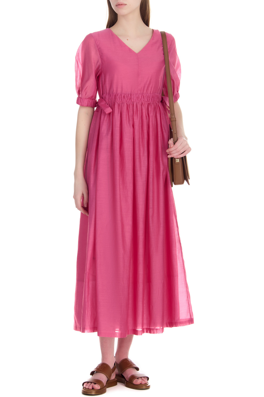 Платье FLAVIA из хлопка и шелка|Основной цвет:Фуксия|Артикул:2392210632 | Фото 1