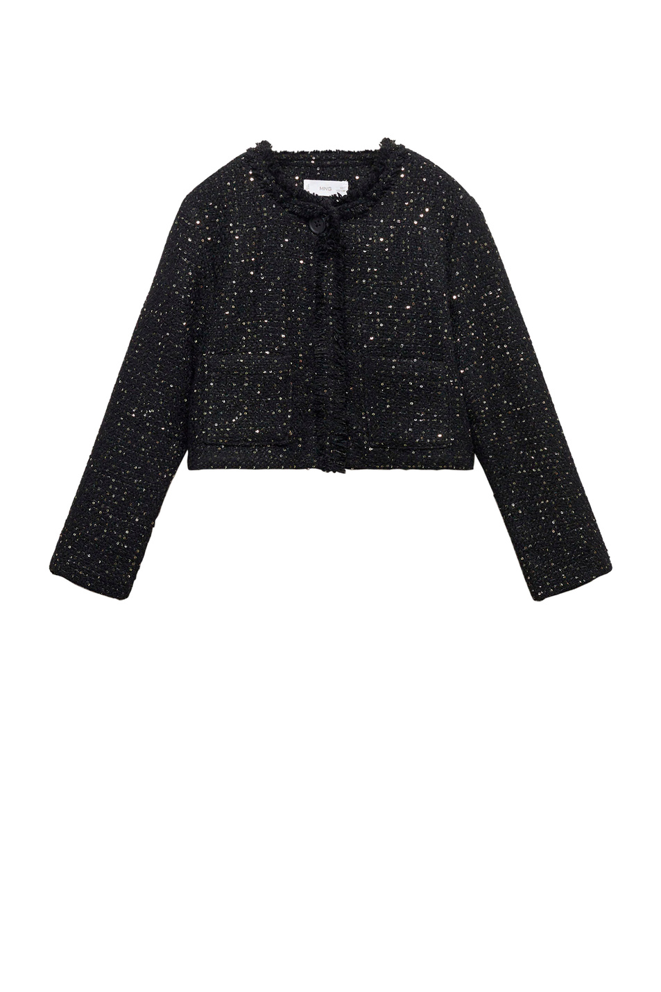 Девочкам Mango Kids Жакет твидовый PAULITA (цвет ), артикул 57069094 | Фото 1