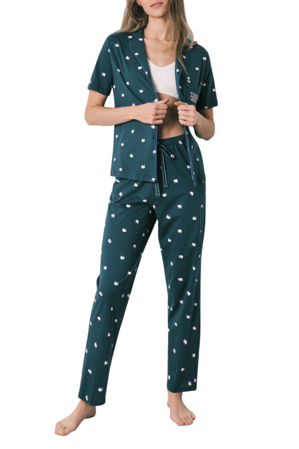 Женский Women'secret Пижама в рубашечном стиле с принтом (цвет ), артикул 3133517 | Фото 1