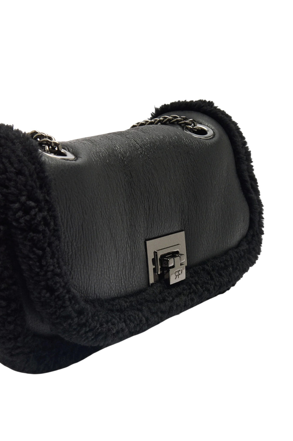 Женский Parfois Сумка через плечо с меховой отделкой (цвет ), артикул 243455 | Фото 4