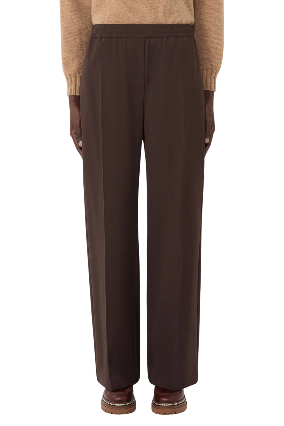 Женский Weekend Max Mara Брюки PETRA из смесовой шерсти (цвет ), артикул 2525136032 | Фото 3