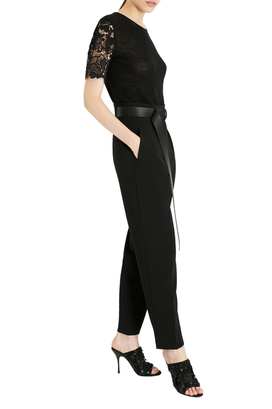 Женский Max Mara Брюки ARIEL с ремнем (цвет ), артикул 61360419 | Фото 2