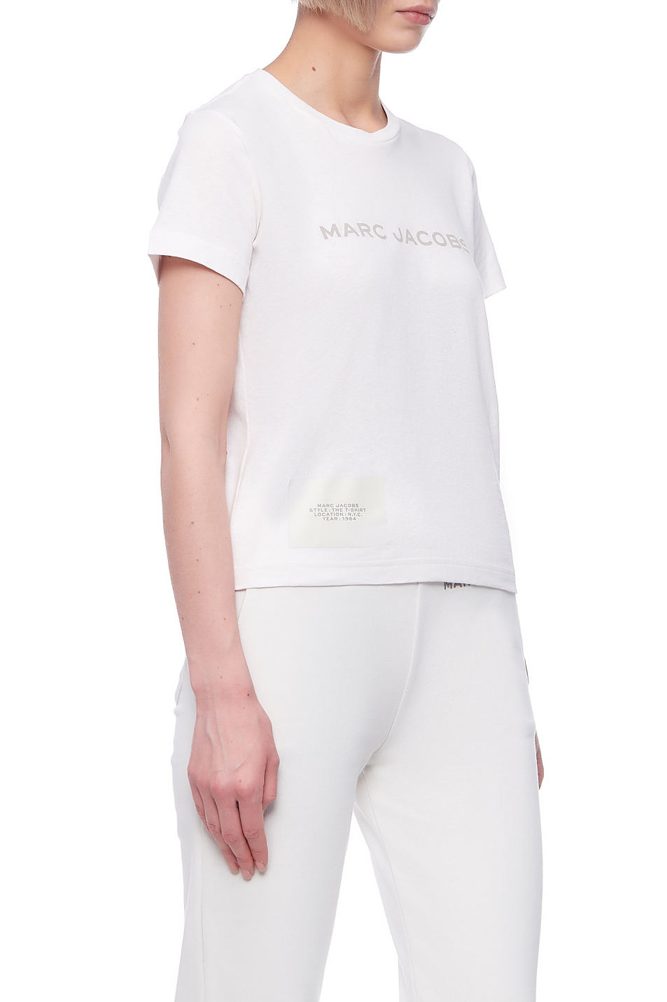 Женский Marc Jacobs Футболка из натурального хлопка с логотипом на груди (цвет ), артикул C631C07PF21 | Фото 3