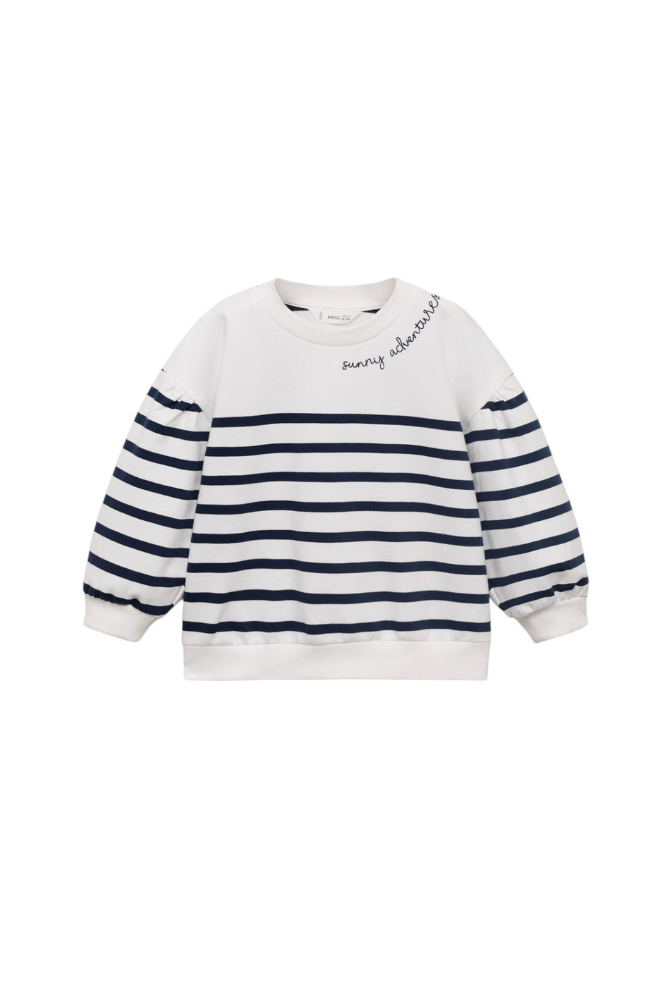 Девочкам Mango Kids Свитшот DAY из хлопка (цвет ), артикул 87085962 | Фото 1