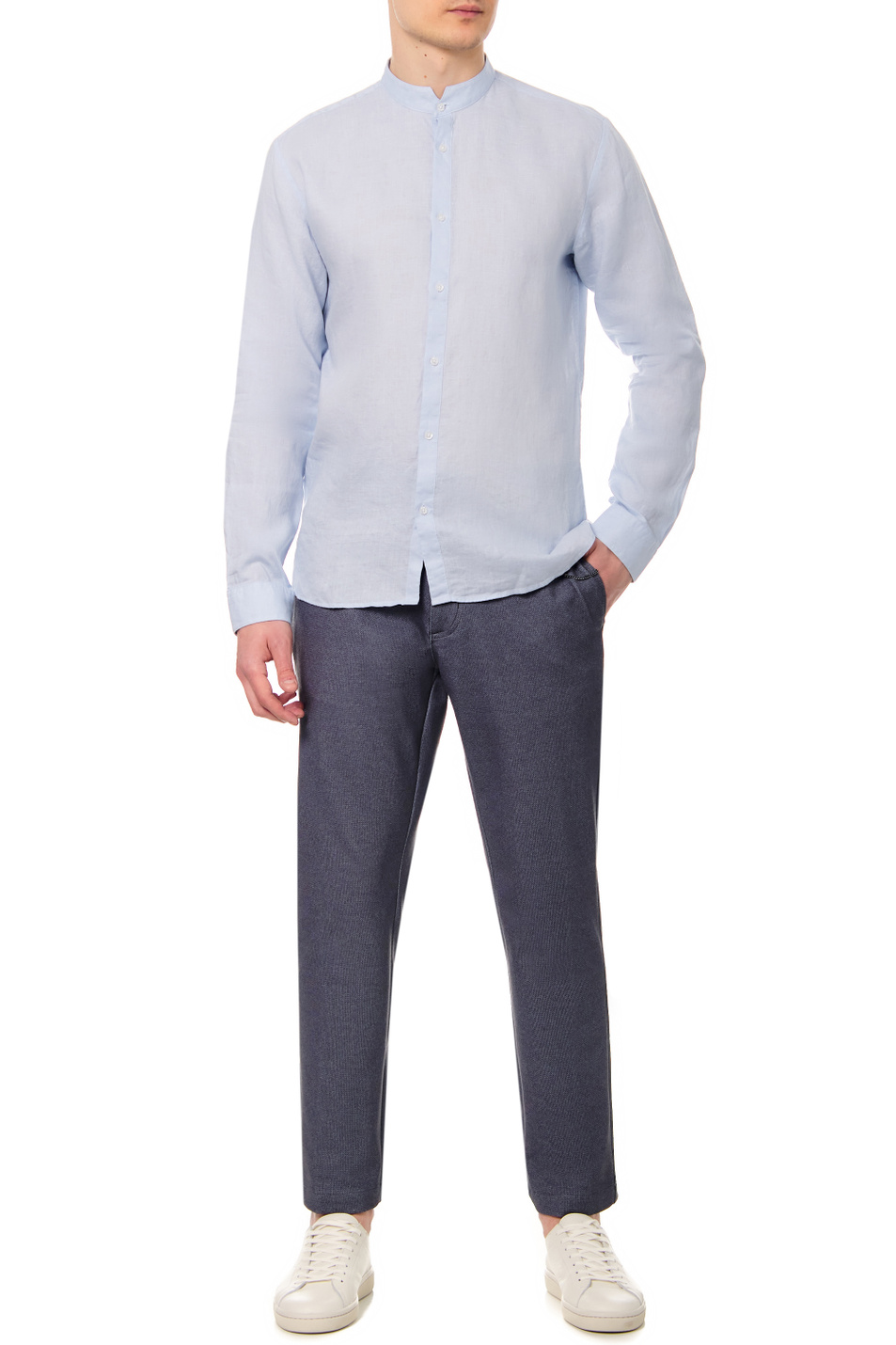 HUGO Рубашка Elvorini из чистого льна (цвет ), артикул 50450761 | Фото 2