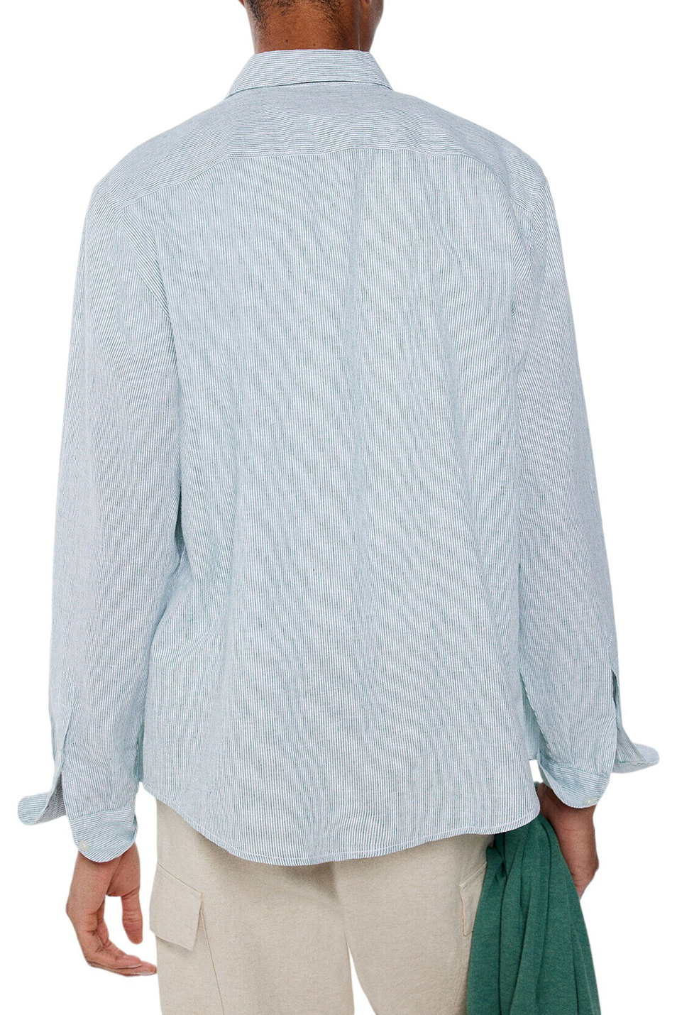 Мужской Springfield Рубашка из льна и хлопка (цвет ), артикул 0997753 | Фото 4