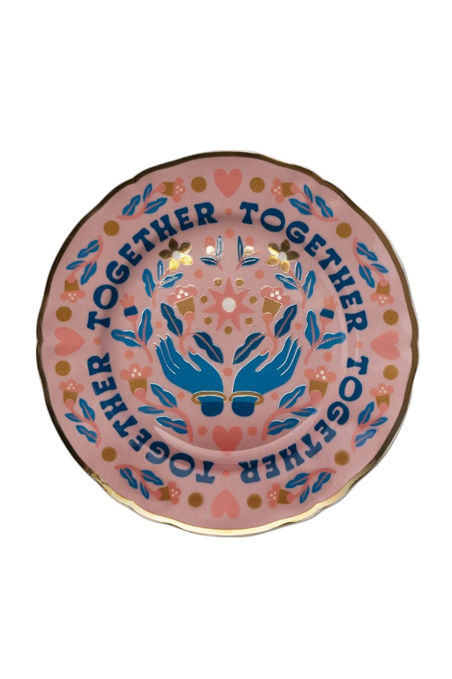 Не имеет пола Bitossi Блюдце Love Party, 16,5 см (цвет ), артикул CAR00003 | Фото 1