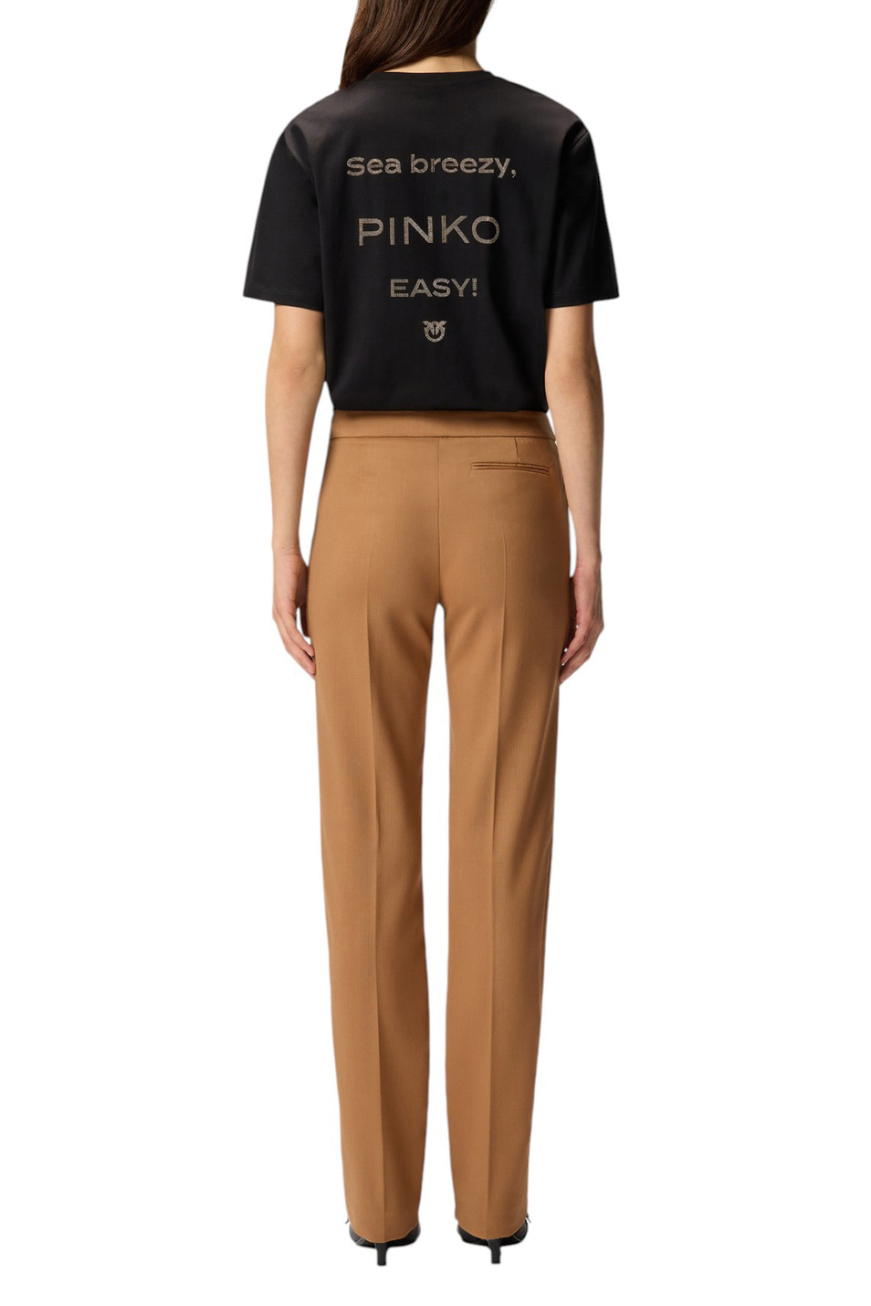 Женский Pinko Футболка STREPITOSO с логотипом (цвет ), артикул 105526A2RM | Фото 4